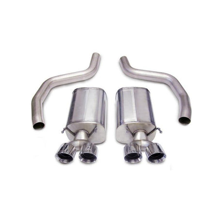 Corsa 06-13 Chevrolet Corvette C6 Z06 7.0L V8 Polished Sport Axle-Back Exhaust