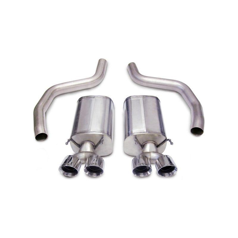 Corsa 06-13 Chevrolet Corvette C6 Z06 7.0L V8 Polished Sport Axle-Back Exhaust