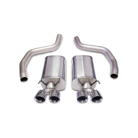 Corsa 06-13 Chevrolet Corvette C6 Z06 7.0L V8 Polished Sport Axle-Back Exhaust