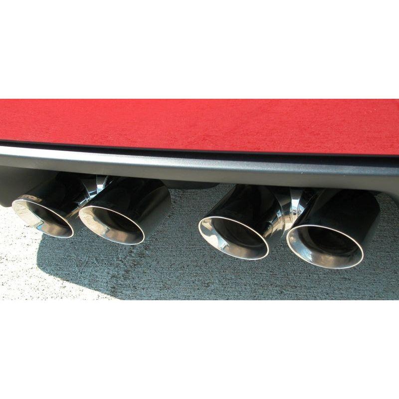 Corsa 06-13 Chevrolet Corvette C6 Z06 7.0L V8 Polished Sport Axle-Back Exhaust