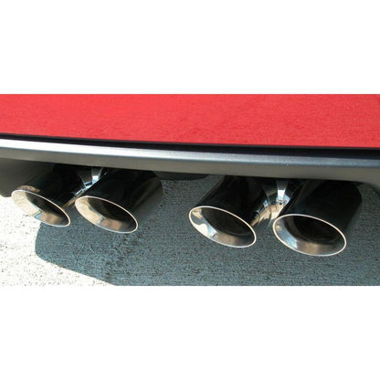 Corsa 06-13 Chevrolet Corvette C6 Z06 7.0L V8 Polished Sport Axle-Back Exhaust