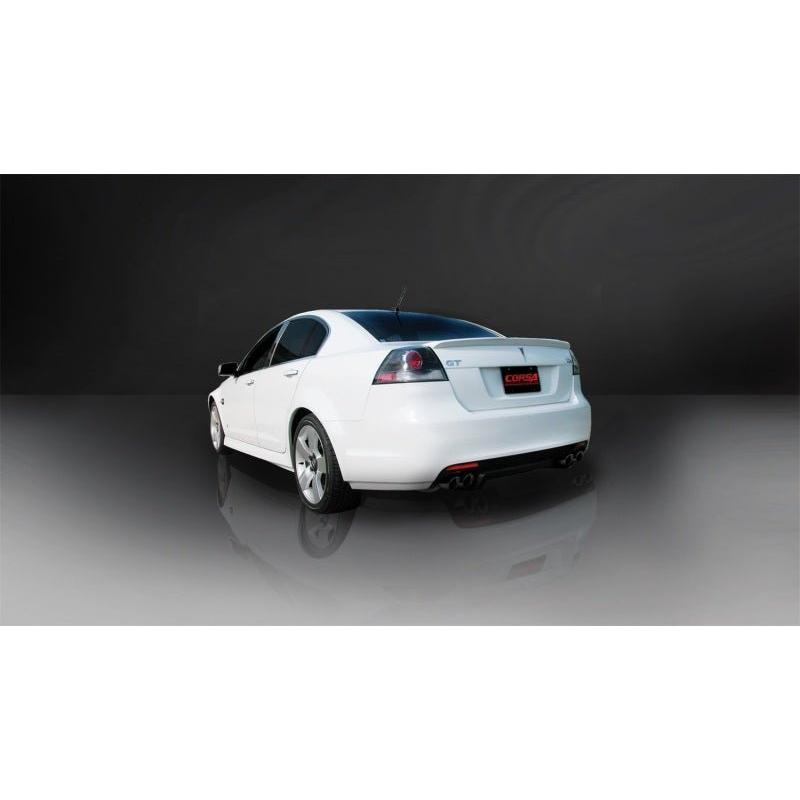 Corsa 08-09 Pontiac G8 GXP 6.0L V8 Sport Cat-Back w/ Dual 3in Black Tips