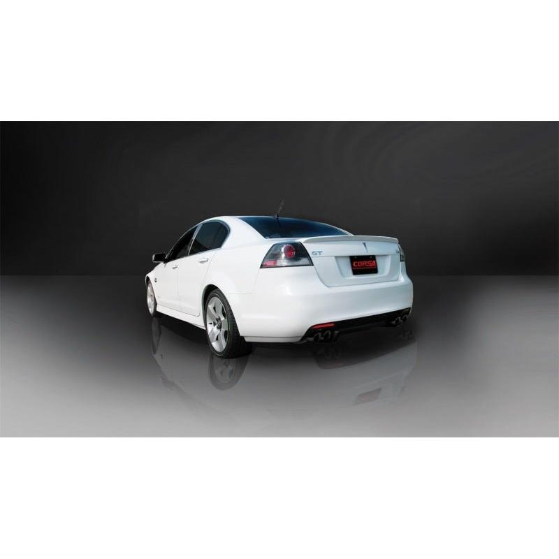 Corsa 08-09 Pontiac G8 GXP 6.0L V8 Sport Cat-Back w/ Dual 3in Black Tips