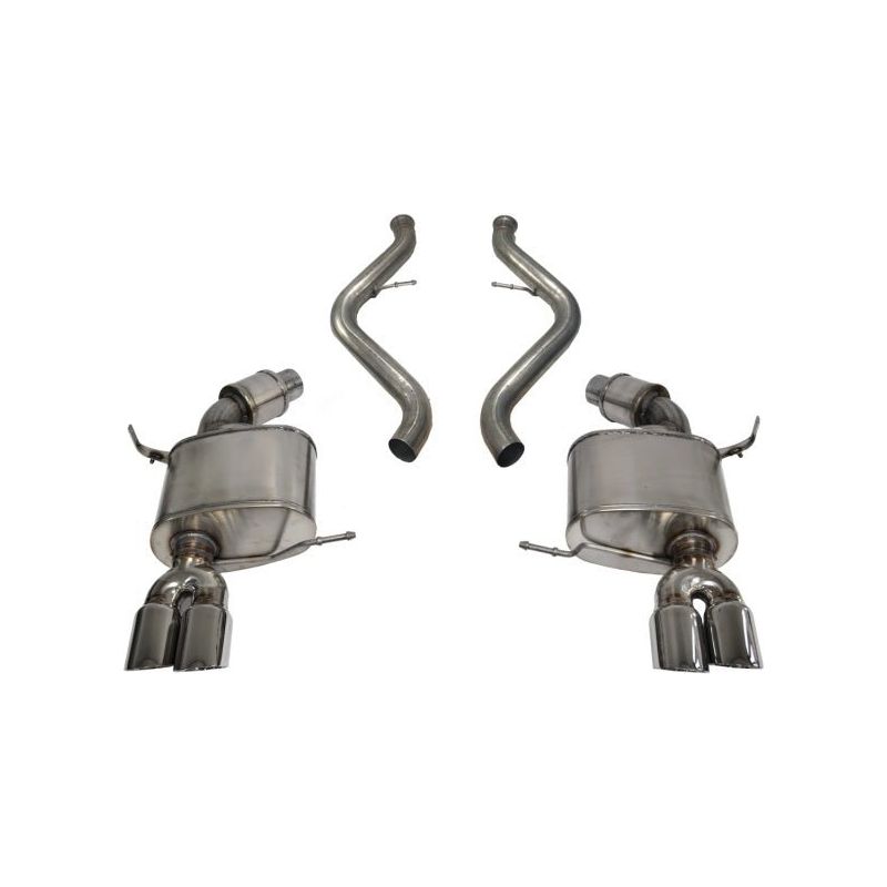 Corsa 08-12 BMW M3 Convertible E93 Polished Sport Cat-Back Exhaust
