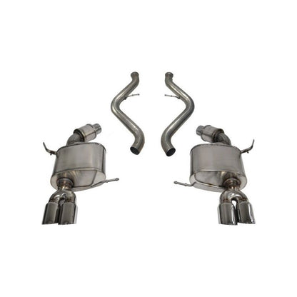 Corsa 08-12 BMW M3 Convertible E93 Polished Sport Cat-Back Exhaust