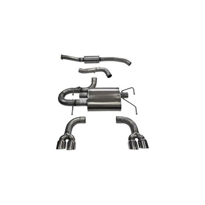 Corsa 08-13 Subaru Impreza Hatchback STI 2.5L Turbo Manual Polished Sport Cat-Back Exhaust