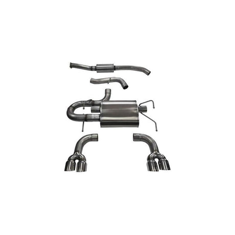 Corsa 08-13 Subaru Impreza Hatchback STI 2.5L Turbo Manual Polished Sport Cat-Back Exhaust