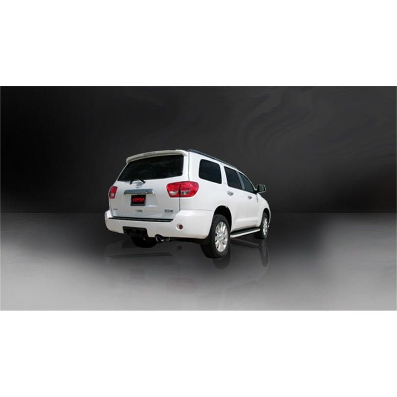 Corsa 08-13 Toyota Sequoia 5.7L V8 Touring Cat-Back Exhaust w/Black 4in Tip