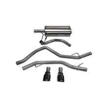 Corsa 09-14 Dodge Ram 1500 4.7L/5.7L V8 Quad/Crew Cab/Short Bed Black Dual Rear Exit Cat-Back Exhaus