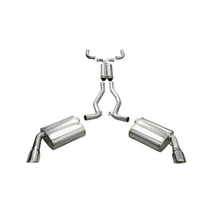 Corsa 10-14 Chevrolet Camaro Coupe SS 6.2L V8 Auto Polished Sport Cat-Back + XO Exhaust