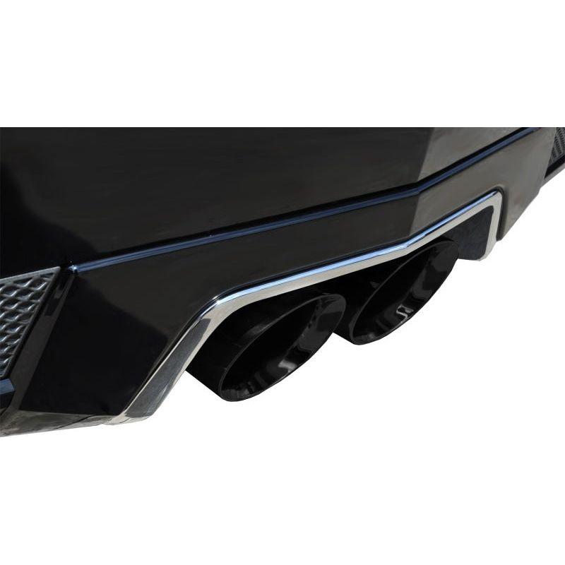 Corsa 11-13 Cadillac CTS Coupe V 6.2L V8 Black Sport Axle-Back Exhaust