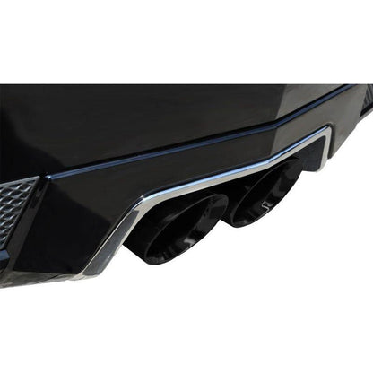 Corsa 11-13 Cadillac CTS Coupe V 6.2L V8 Black Sport Axle-Back Exhaust