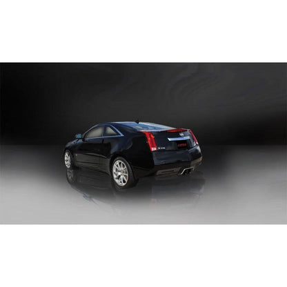 Corsa 11-13 Cadillac CTS Coupe V 6.2L V8 Black Sport Axle-Back Exhaust