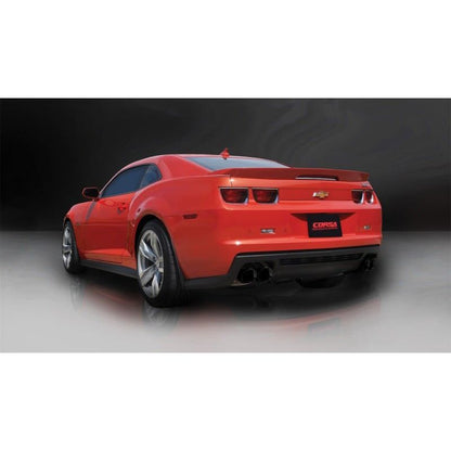 Corsa 12-13 Chevrolet Camaro Coupe ZL1 6.2L V8 Black Sport Cat-Back + XO Exhaust
