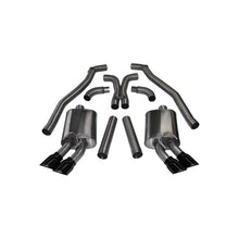 Corsa 12-13 Chevrolet Camaro Coupe ZL1 6.2L V8 Black Sport Cat-Back + XO Exhaust