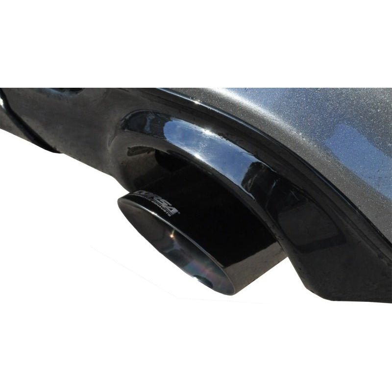 Corsa 12-14 Jeep Grand Cherokee 6.4L V8 Black Sport Cat-Back Exhaust