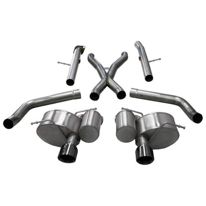 Corsa 12-20 Jeep Grand Cherokee SRT 2.75in Dual Rear Xtreme Cat-Back Exhaust - Black PVD Tip Finish
