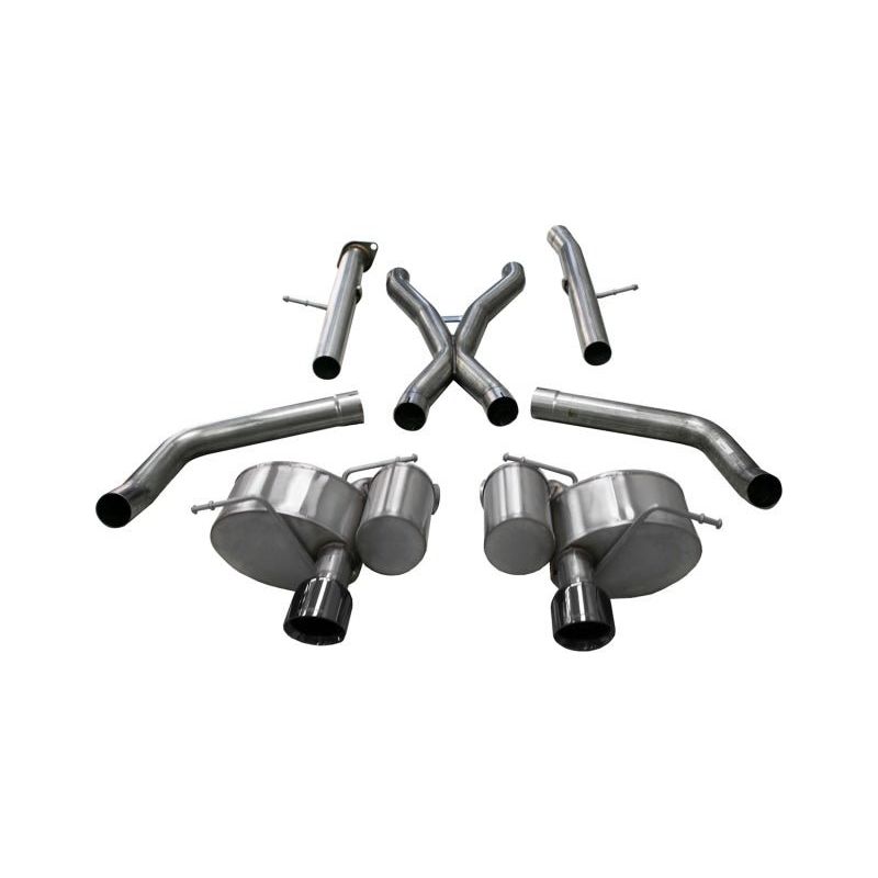 Corsa 12-20 Jeep Grand Cherokee SRT 2.75in Dual Rear Xtreme Cat-Back Exhaust - Black PVD Tip Finish