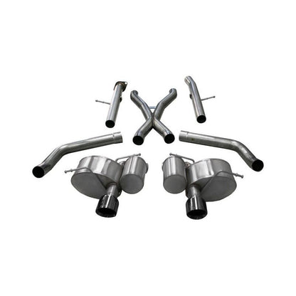 Corsa 12-20 Jeep Grand Cherokee SRT 2.75in Dual Rear Xtreme Cat-Back Exhaust - Black PVD Tip Finish