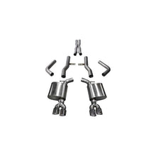 Corsa 15-17 Dodge Challenger Hellcat Dual Rear Exit Extreme Exhaust w/ 3.5in Polished Tips