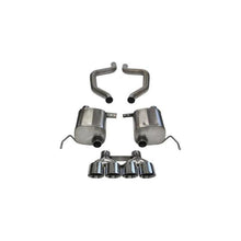 Corsa 15+ Chevy Corvette Z06 (Grand Sport M/T Only) 3in Axle Back Xtreme Exhaust Pol Quad 4.5in Tip