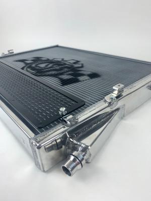 CSF Cooling - Racing & High Performance Division A90 Supra / BMW G-Series High-Performance Heat Exchanger w/ Rock Guard N/A