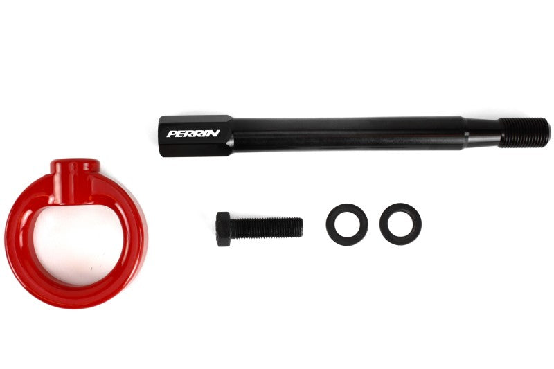 PERRIN [08-14 WRX/STI] Tow Hook Kit Front - Red | PSP-BDY-231RD