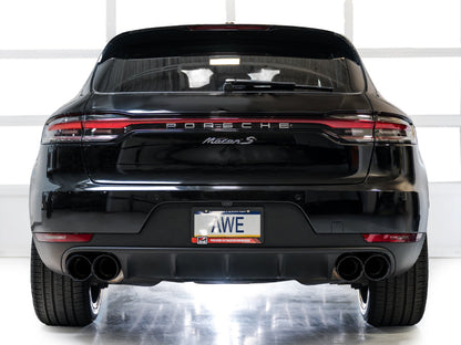 AWE Tuning 19-21 Porsche Macan 3.0T/2.9TT Touring Edition Catback Exhaust w/ Diamond Black Tips 3015-43951