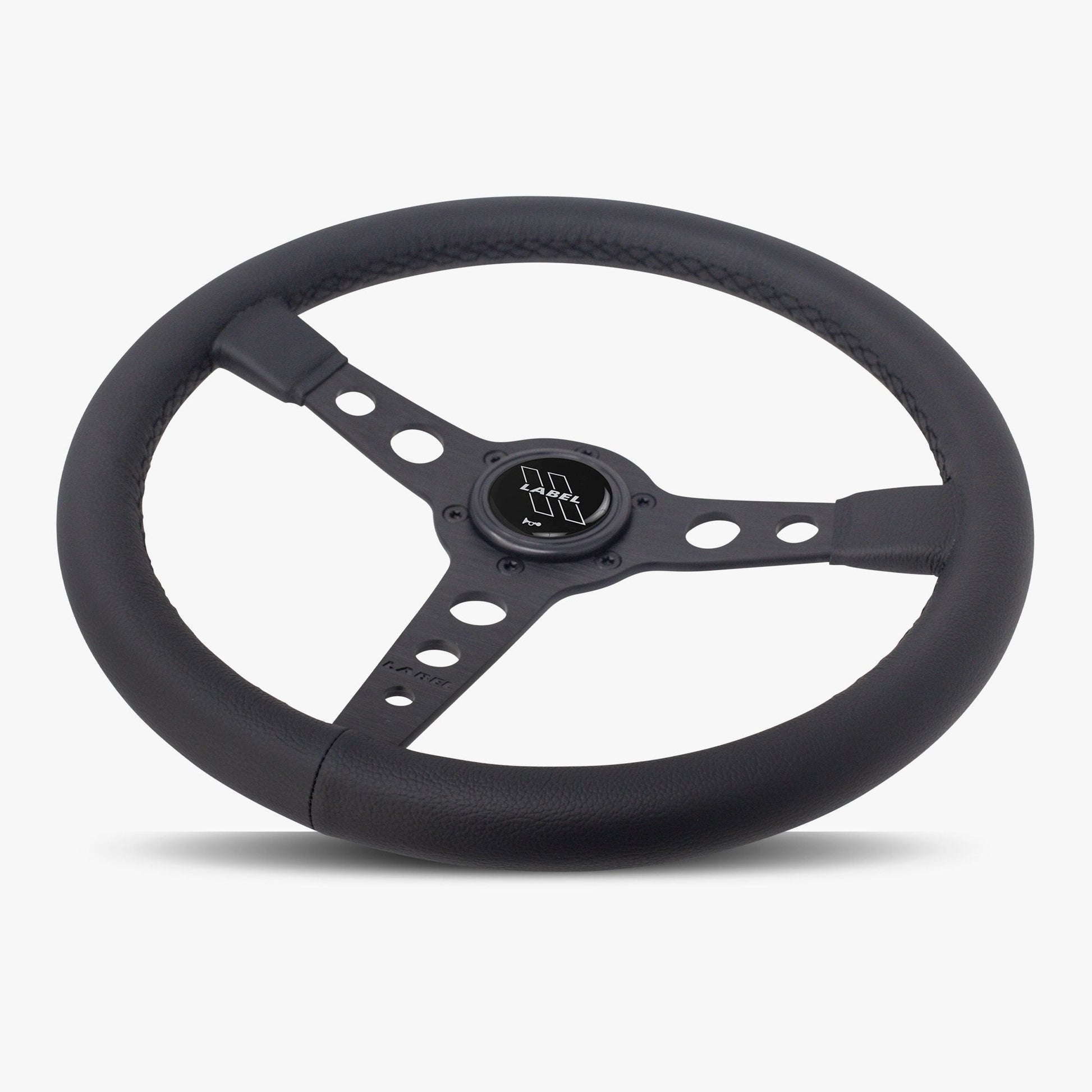 The Daytona | Black Leather | Black Spoke | Black Stitch