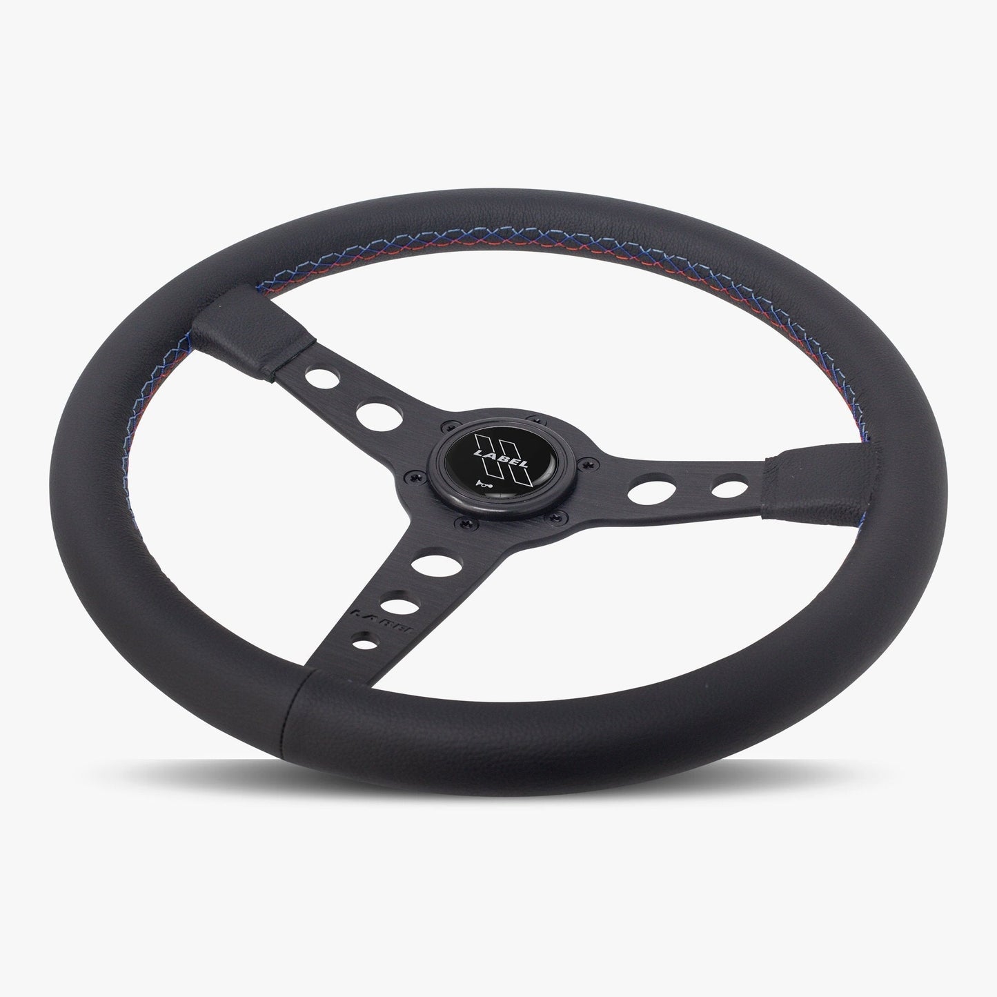 The Daytona | Black Leather | Black Spoke | Bavarian Stitch
