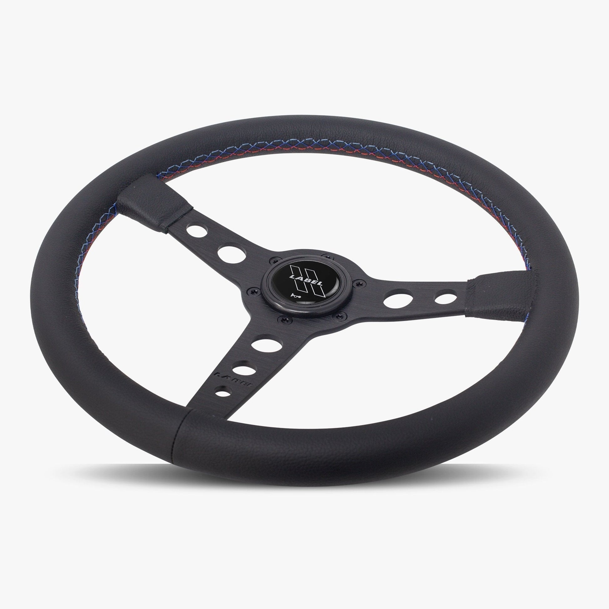 The Daytona | Black Leather | Black Spoke | Bavarian Stitch