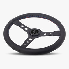 The Daytona | Black Leather | Black Spoke | Bavarian Stitch
