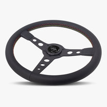 The Daytona | Black Leather | Black Spoke | Euro Stitch