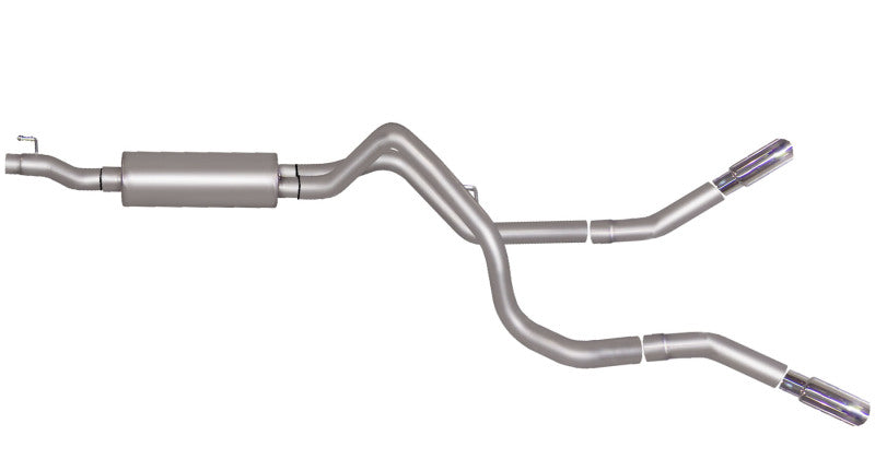 Gibson 06-08 Dodge Ram 1500 Laramie 5.7L 2.5in Cat-Back Dual Extreme Exhaust - Stainless