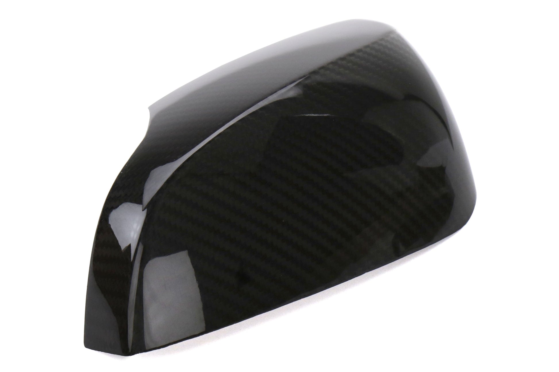 OLM Dry Carbon Fiber Mirror Covers (with Turn Signal Hole) - Gloss Carbon Fiber - 2015-2021 Subaru WRX / STI (With Turn Signal Holes)