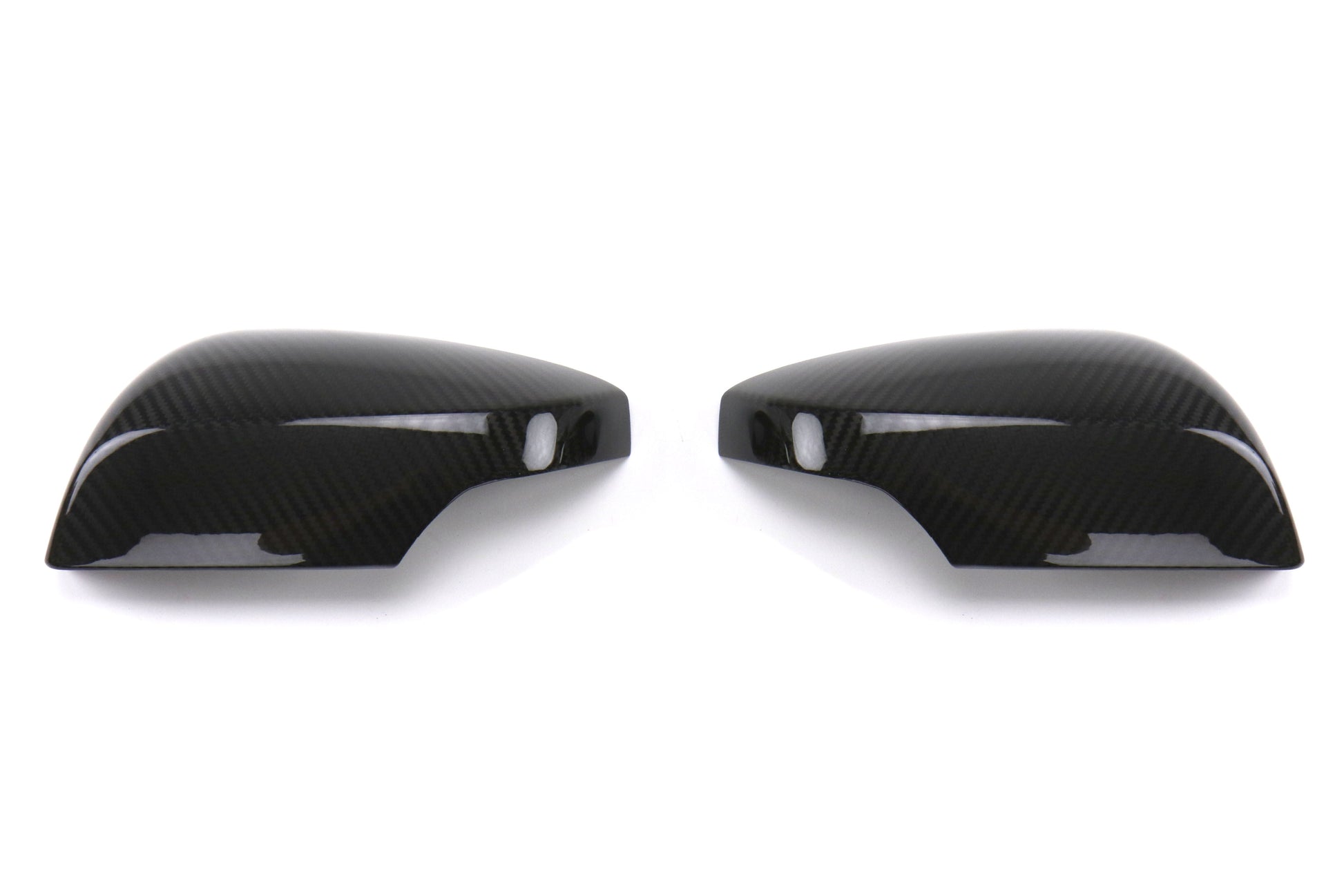 OLM Dry Carbon Fiber Mirror Covers (with Turn Signal Hole) - Gloss Carbon Fiber - 2015-2021 Subaru WRX / STI (With Turn Signal Holes)