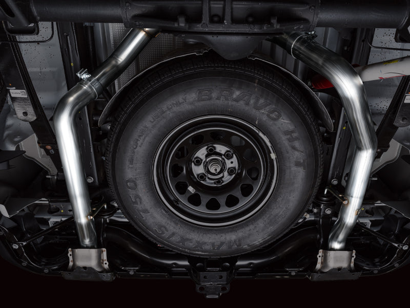 AWE Tuning AWE 4th Gen GM 1500 6.2L Catback Split Rear Exit (w/ Bumper Cutouts) - OE Tips 3015-31202