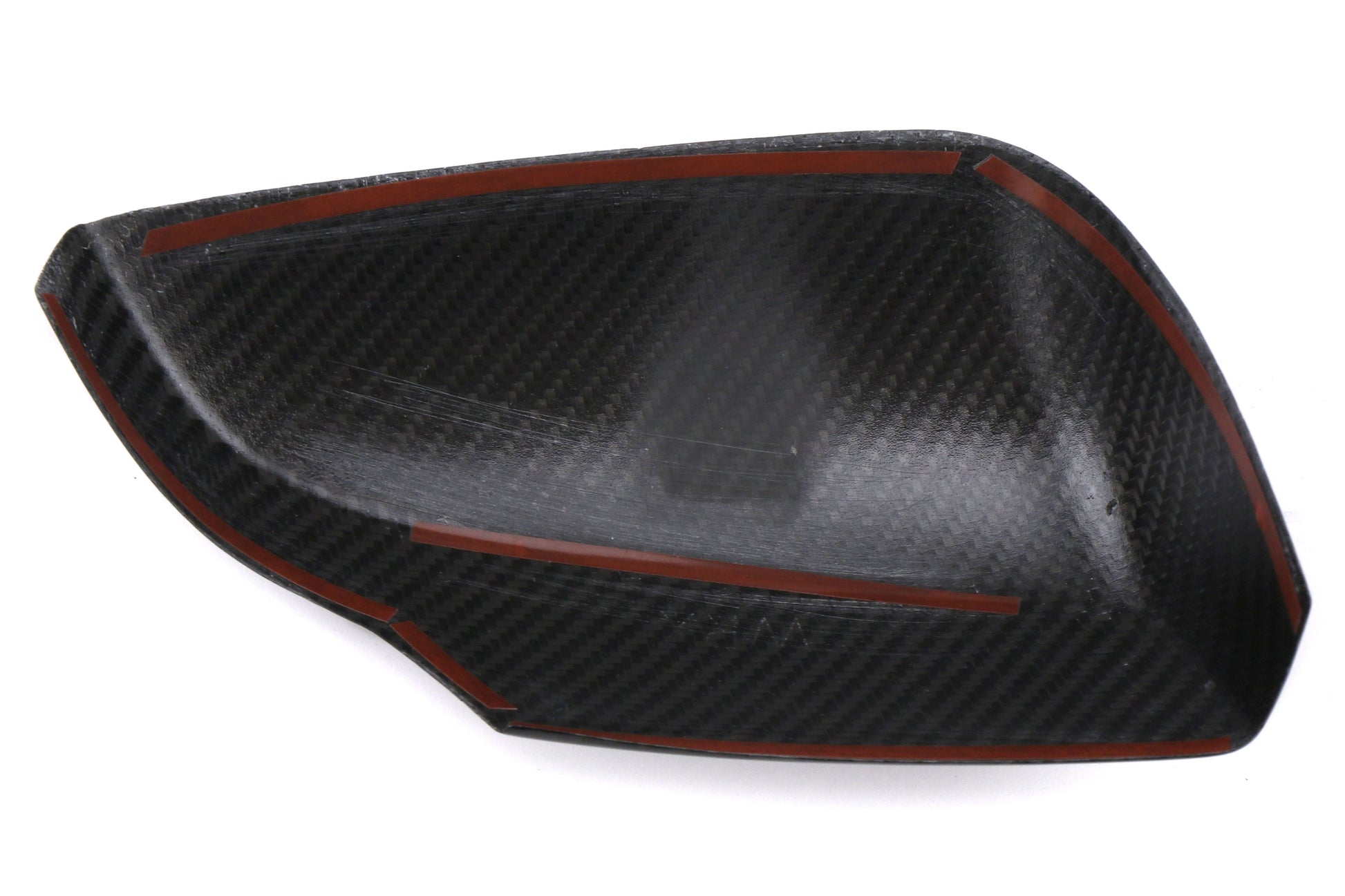 OLM Dry Carbon Fiber Mirror Covers (with Turn Signal Hole) - Gloss Carbon Fiber - 2015-2021 Subaru WRX / STI (With Turn Signal Holes)