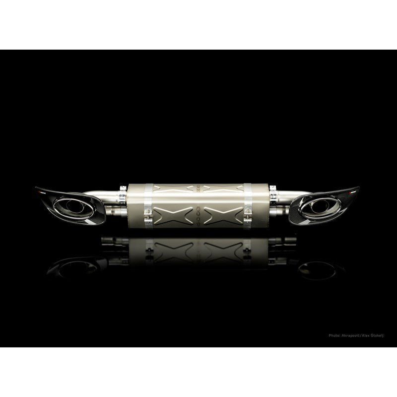 Akrapovic 10-13 Porsche 911 Turbo / Turbo S (997 FL) Slip-On Line (Titanium) w/ Titanium Tips S-PO997TFLH