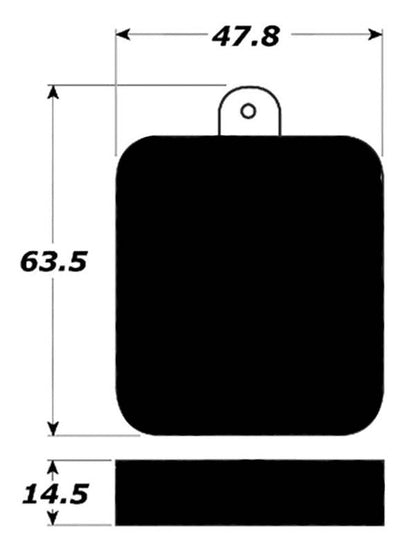 Porterfield Brake Pads for 1965 JAGUAR XK E