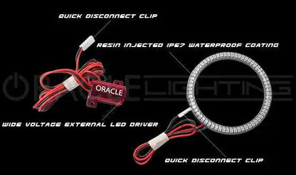 ORACLE Lighting 2008-2014 Dodge Challenger LED Fog Light Halo Kit - Surface Mount