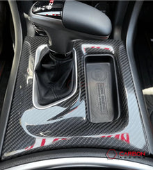 Dodge Charger 2015-2023 Real Carbon Fiber Center Console Gear Shift Trim Cover