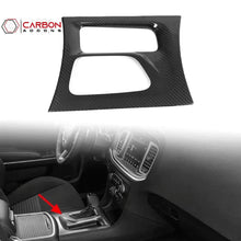 Dodge Charger 2015-2023 Real Carbon Fiber Center Console Gear Shift Trim Cover