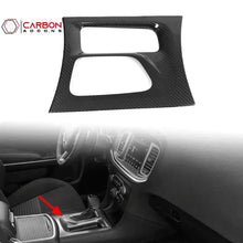 Dodge Charger 2015-2023 Real Carbon Fiber Center Console Gear Shift Trim Cover