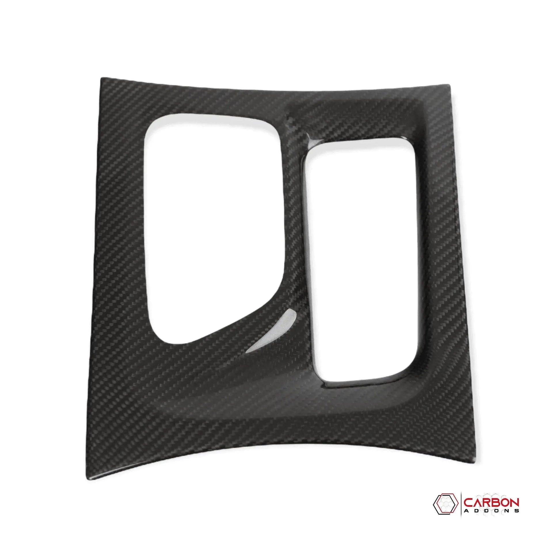 Dodge Charger 2015-2023 Real Carbon Fiber Center Console Gear Shift Trim Cover