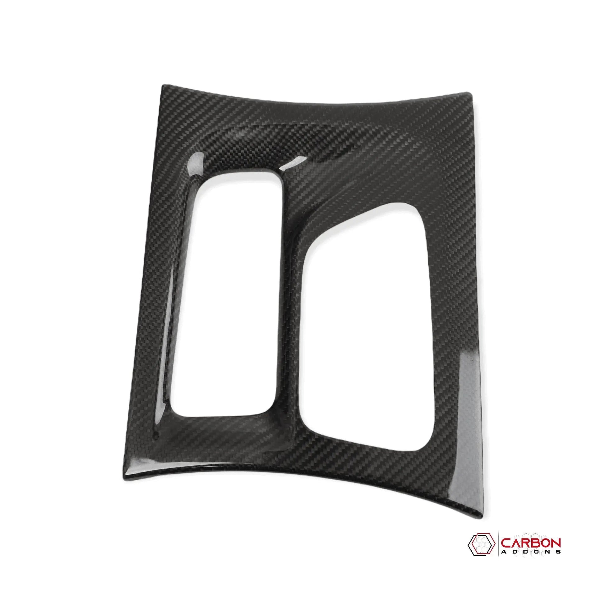 Dodge Charger 2015-2023 Real Carbon Fiber Center Console Gear Shift Trim Cover