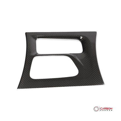 Dodge Charger 2015-2023 Real Carbon Fiber Center Console Gear Shift Trim Cover