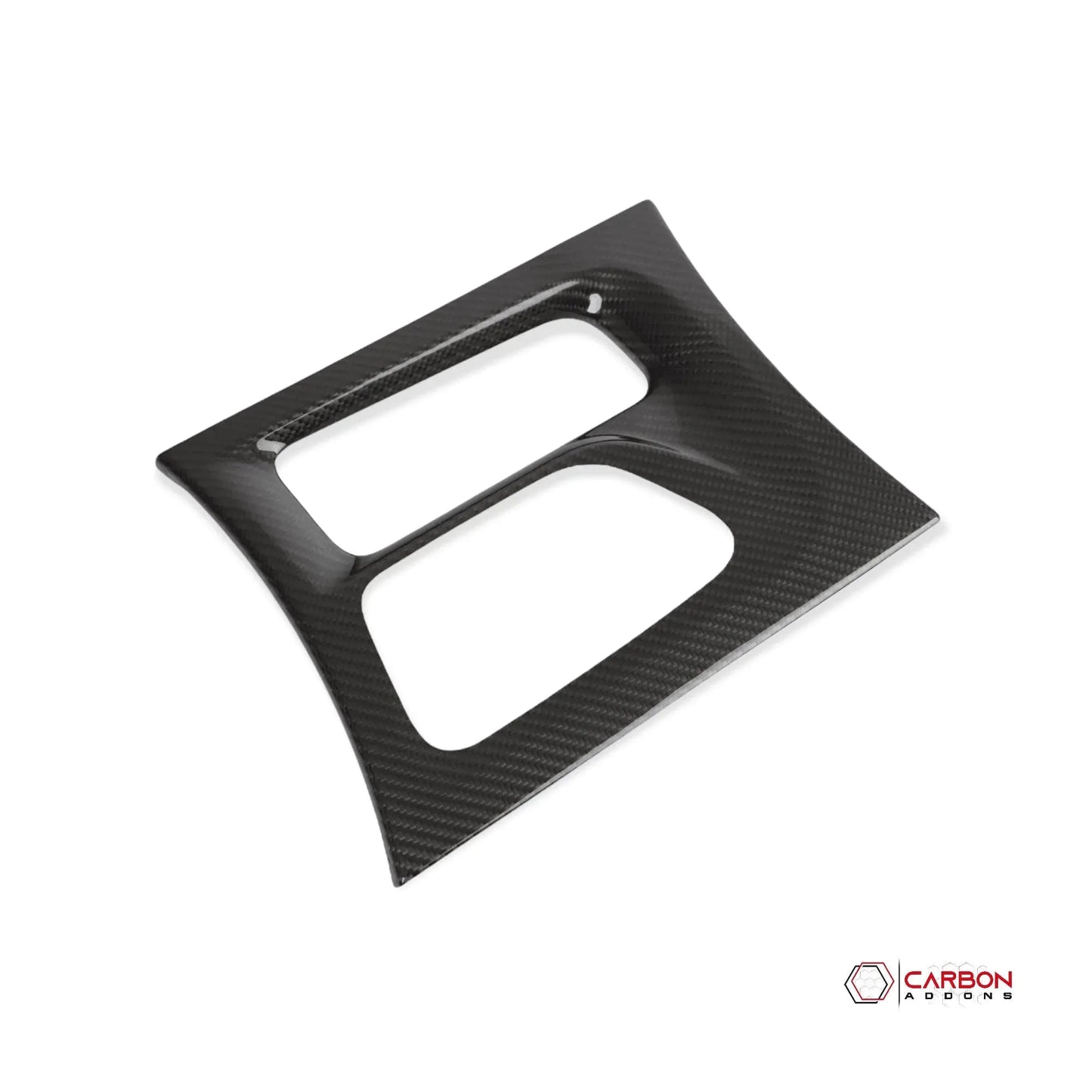 Dodge Charger 2015-2023 Real Carbon Fiber Center Console Gear Shift Trim Cover