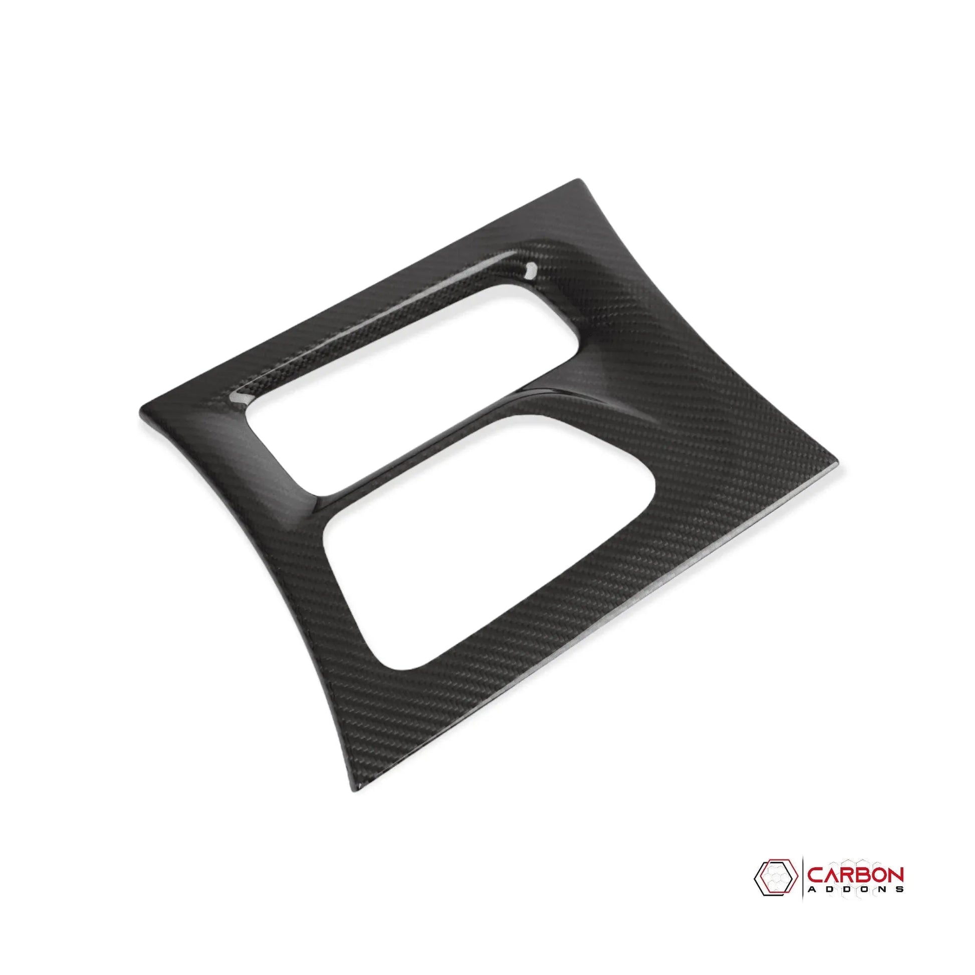 Dodge Charger 2015-2023 Real Carbon Fiber Center Console Gear Shift Trim Cover