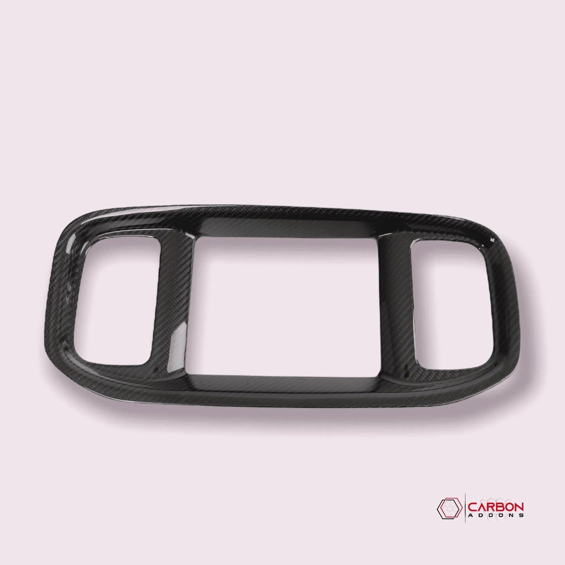 Dodge Charger 2015-2023 Real Carbon Fiber Dashboard Radio Trim Cover